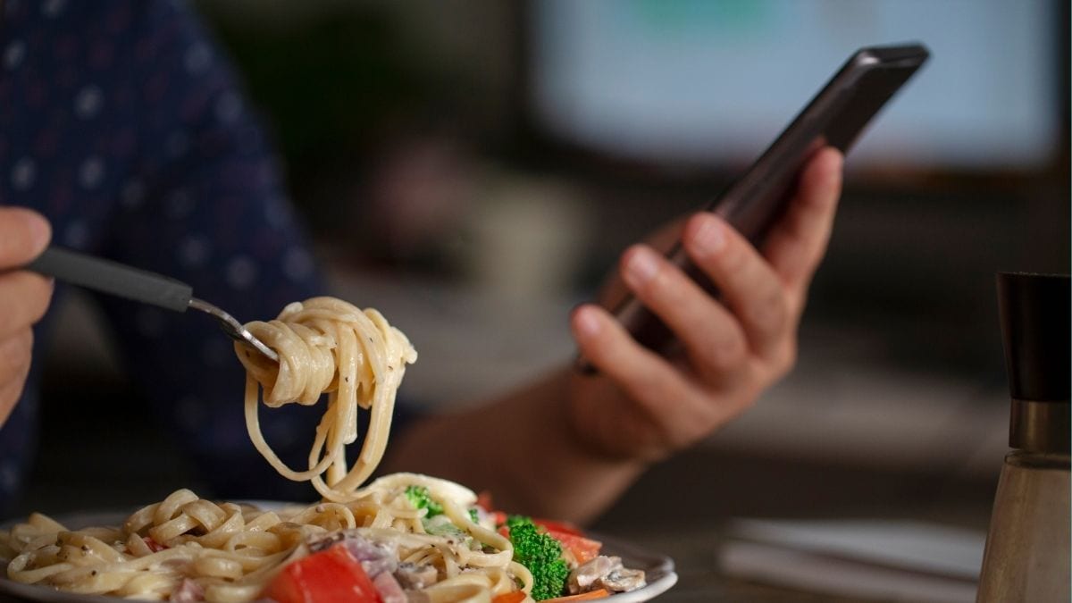 Screen-Time at Family Meals: Parents May Be the Problem